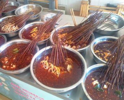 四川特色小吃,看起來很有油吃起來很香